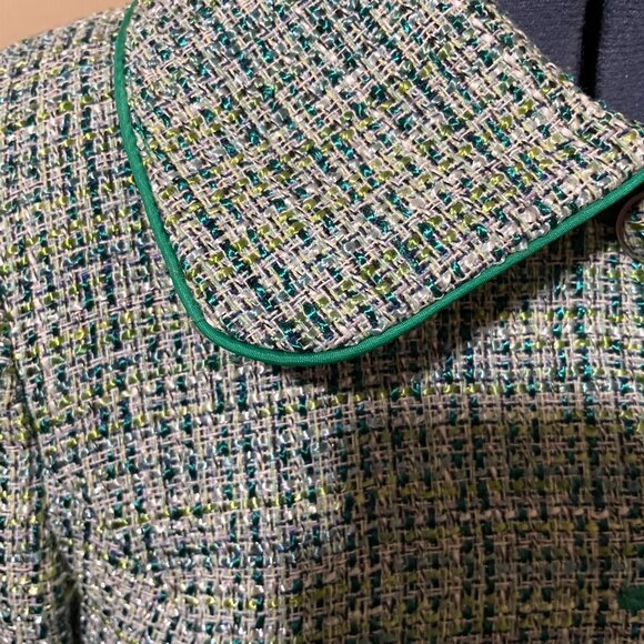 Tweed Suit Jacket Top - Picture 3 of 5